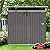 Shintenchi 6x4 FT Outdoor Storage Shed with Window, Outdoor Waterproof Storage Shed Metal Garden Shed with Lockable Single Door, Weather Resistant Tool Storage House Shed for Garden,Backyard,Gray