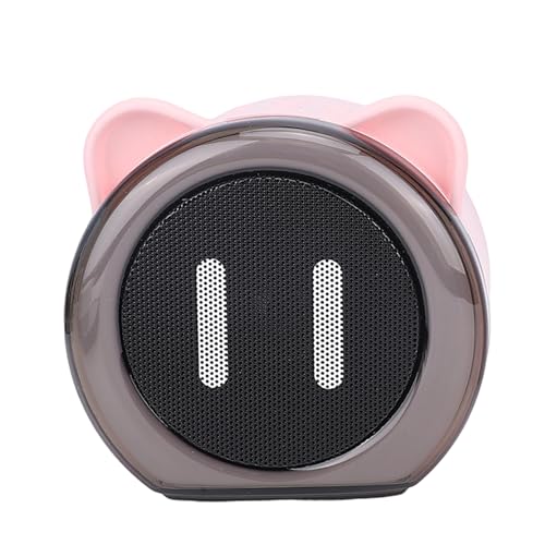 Yinhing Máquina Portátil de Karaoke con, Minialtavoz con Micrófonos Dobles, Sonido Claro y Estable para Fiestas Familiares Al Aire Libre