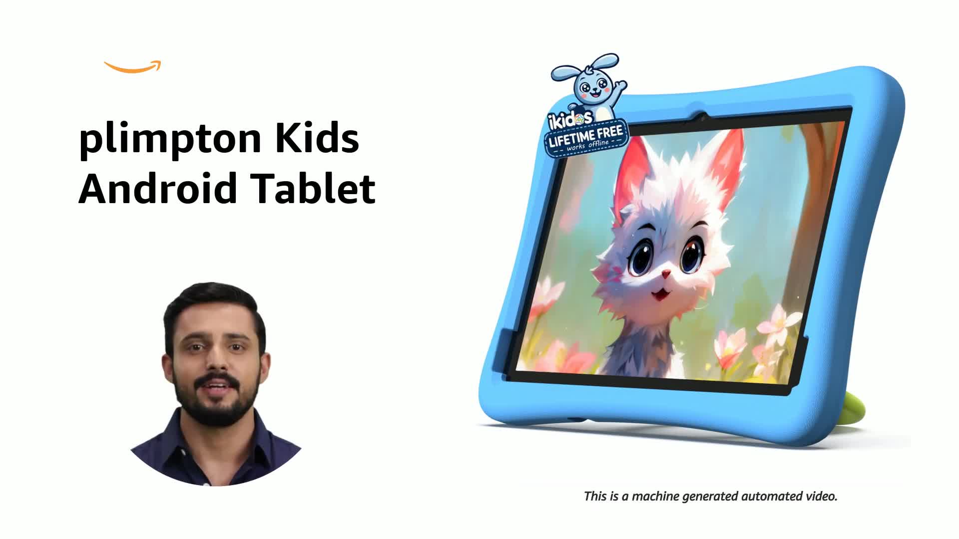 plimpton Upgraded Kids Tablet, 10 Inch Android 14 Tablet for