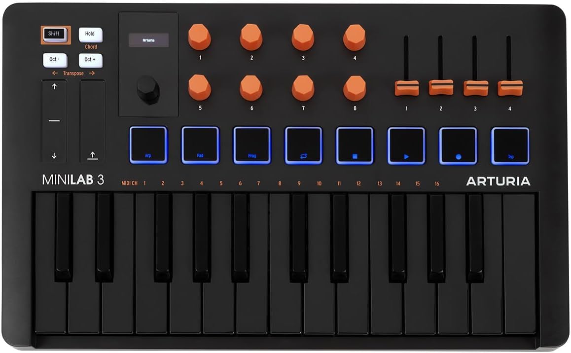 Mini Lab 3 Arturia MIDIキーボード Amazon.com: Arturia MiniLab 3 - Universal MIDI Controller for