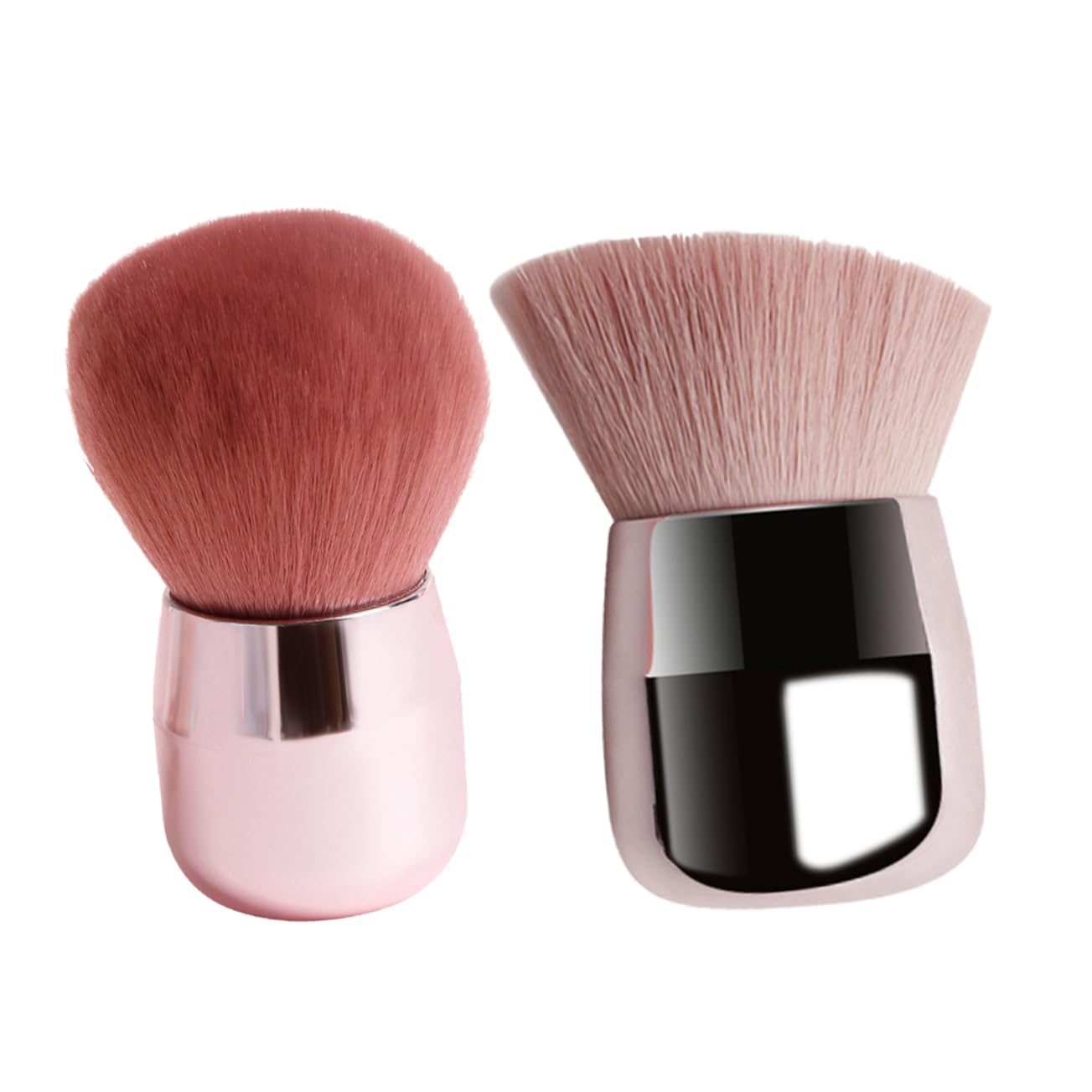 DOITOOL 6pezzi Pennello Make-up Di Pennelli Forma Di Fungo Per Blush e Polvere Completo Per Trucco Professionale e Quotidiano Fibre Artificiali Per Finish Naturale