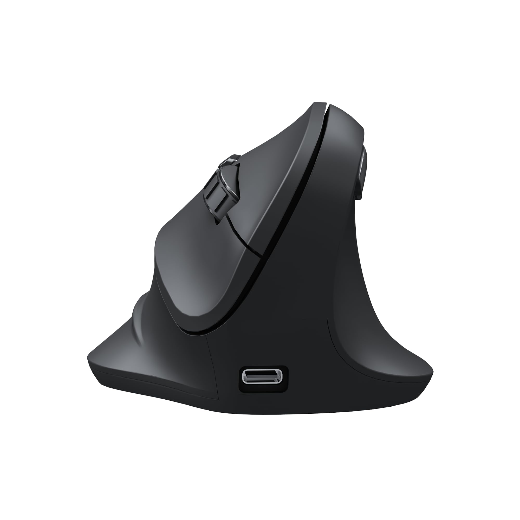 MOKURU Wireless Ergonomic Mouse, Supporting Bluetooth/2.4G Connection, Featuring 4 Buttons, Adjustable DPI Settings of 1000/1600/2400, Compatible with Windows/macOS, Laptops, Desktop Computers (Black)-image-43