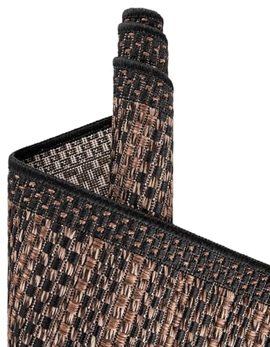 Tapete decorativo Rugs.com marrón 3'3" x 5' miniatura 5