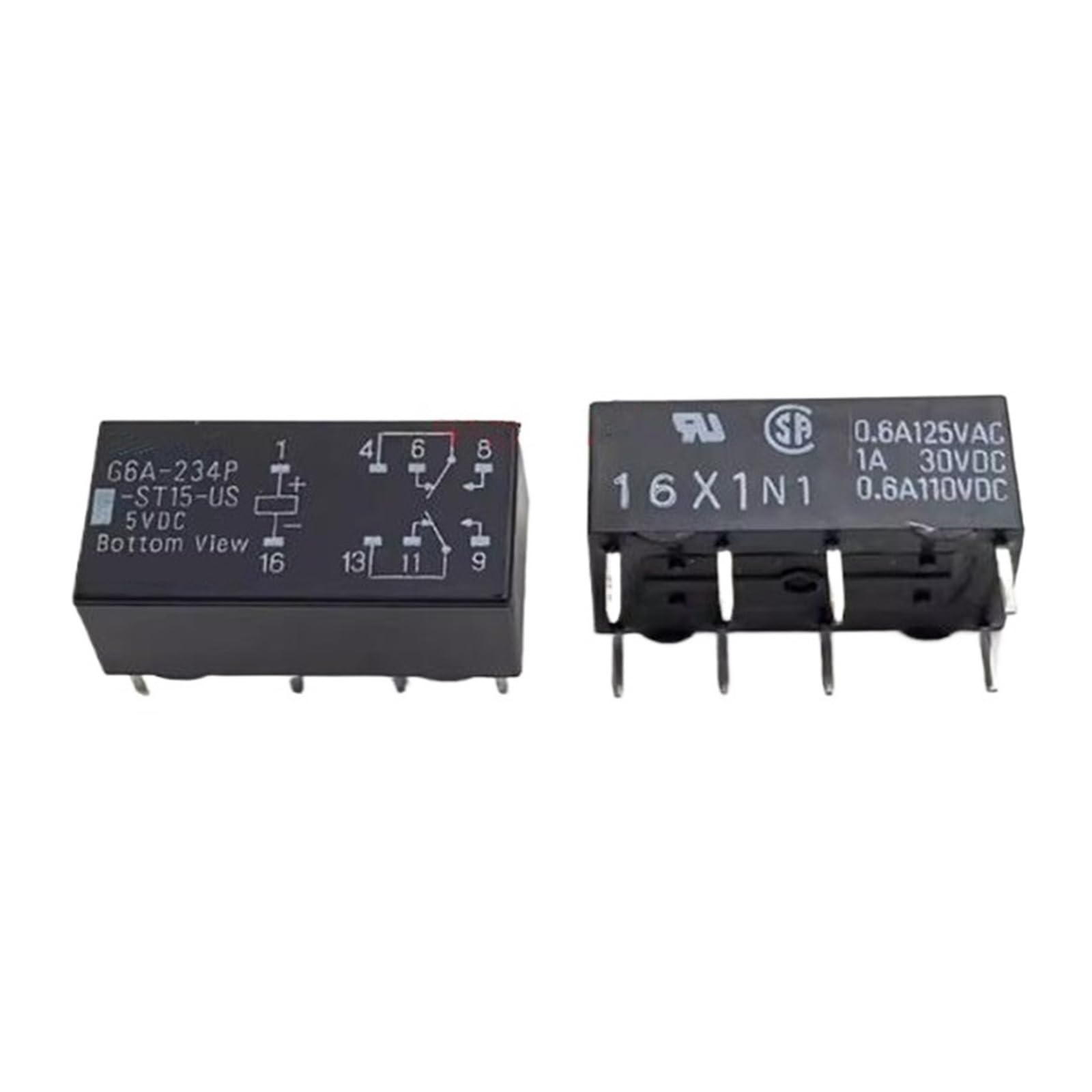 Relais 5V G6A-234P-ST15-US pour reparer vos cartes domotique