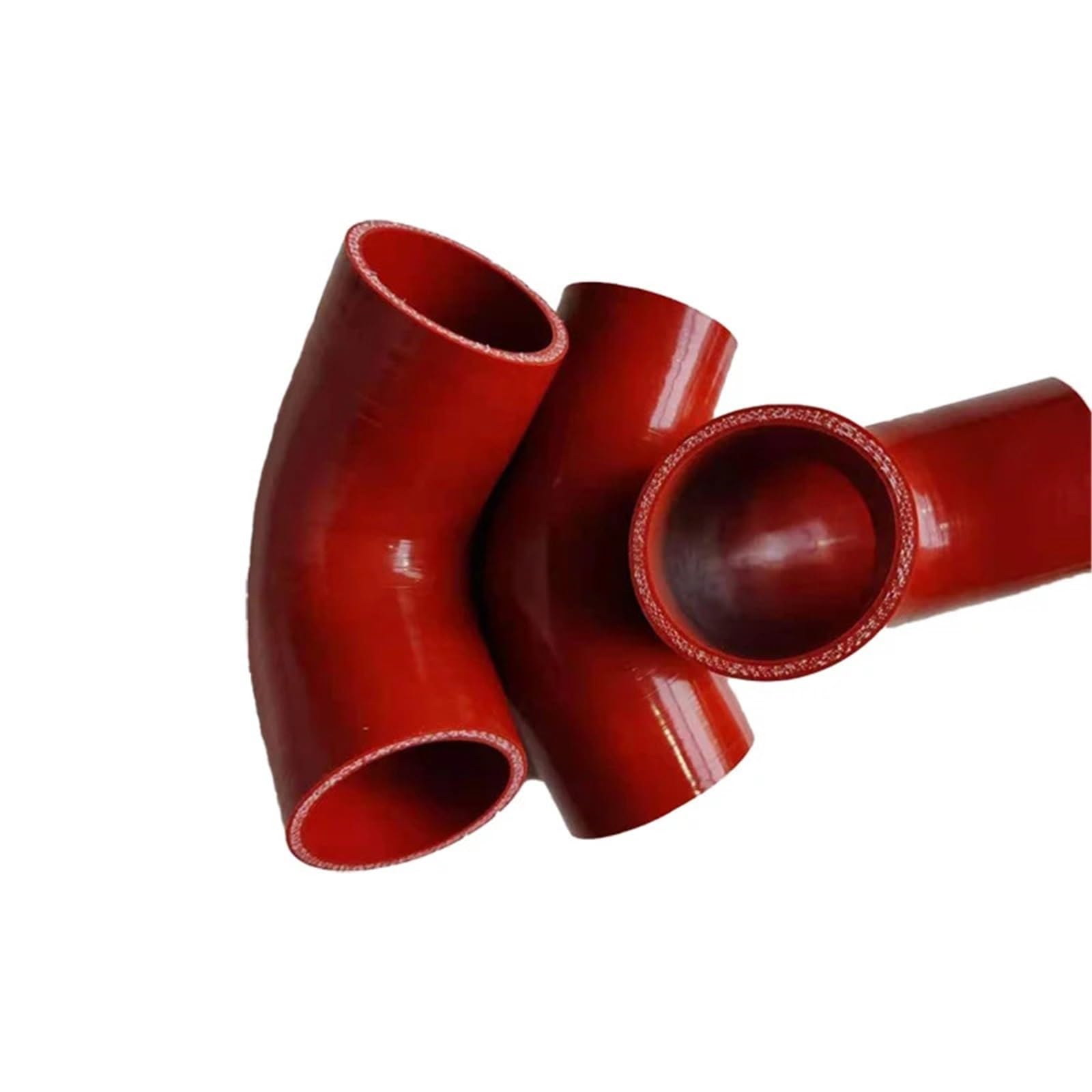 manguera de intercooler Manguera de codo de silicona reductora de 90 grados, manguera flexible de silicona para radiador de agua, intercooler de coche, tubo de admisión de turbo Manguito Turbo(ID51mm