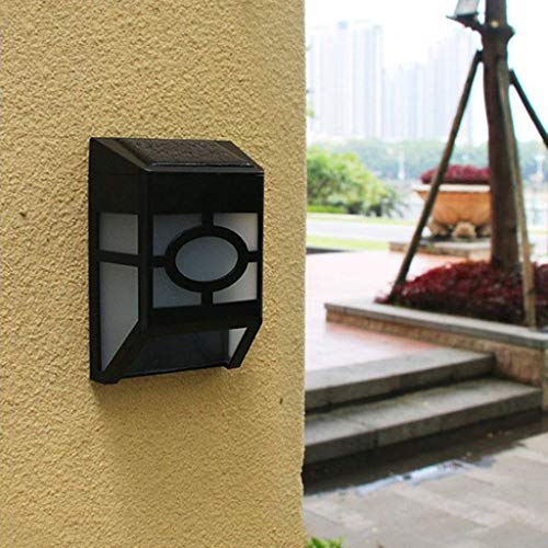 Flameer 2Pcs Solar Power Wall Light LED Lâmpada De Parede Sensor De Movimento Para Jardim Ao Ar Livr