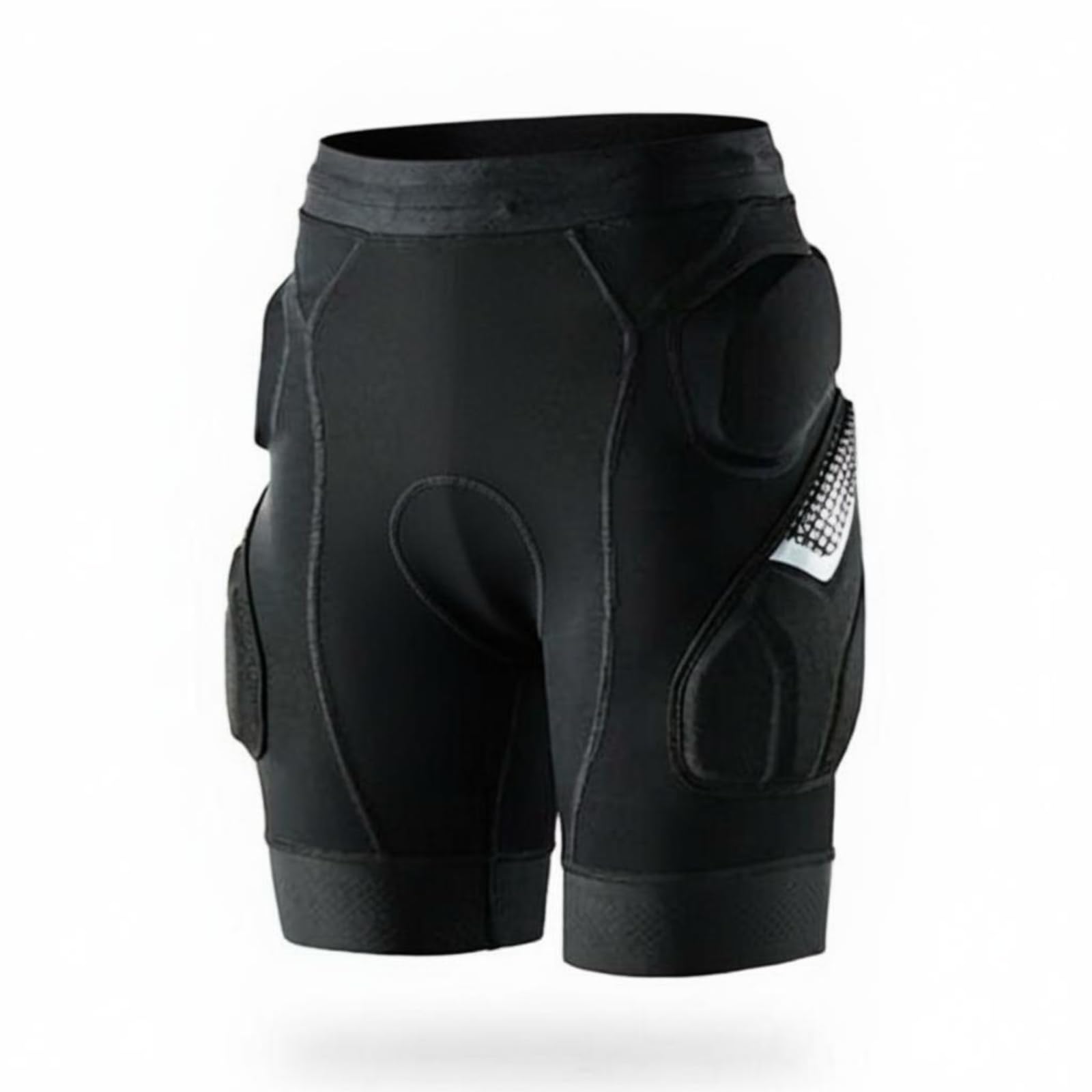 Set Protezioni Skateboard Unisex - Imbottiture per Sci e Pattinaggio, ABS, EVA, Gomma, Neoprene- Nero XXS