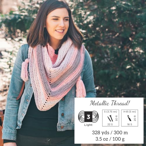 Image of (3 Pack) Lion Brand Yarn Mandala Sparkle Yarn, Hercules