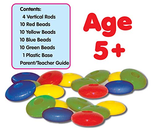 Image of Frank Abacus Number Counting Tool for Kids Above 5 Years - Fun and Challenging Educational Toys | Brain Booster Learning Games for Enhancing Math Skills & Number Recognition | Gifts for Girls & Boys