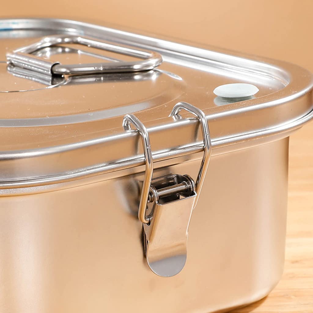 Contenitore per il pranzo in acciaio inox per adulti, studenti, impiegati, uso di stoccaggio, organizer a prova di perdite, scatola per il pranzo per adulti