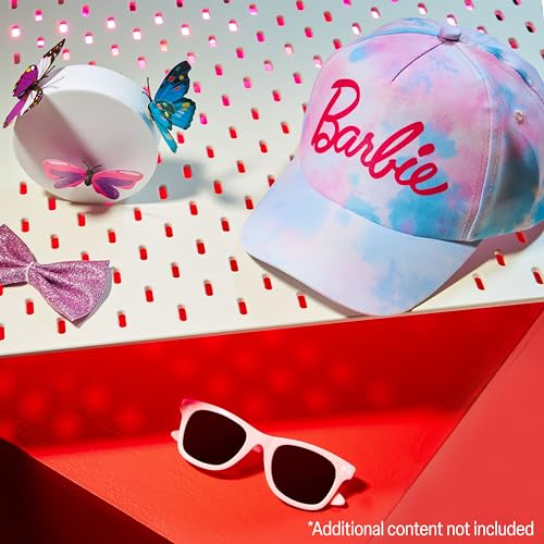 Barbie Girls Sunglasses and Baseball Cap Set, Lightweight Sun Hat UV400 Sunglasses Pink/Blue2