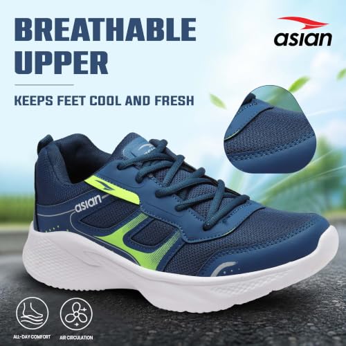 Image of ASIAN Toofan-02 Men's Sports Shoes | Breathable Upper, Steady Grip Sole, Lightweight Shoes for Gym & Daily Use