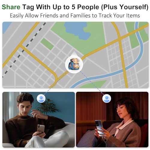 Image of Smart Bluetooth Tracker 2026 - Works with Apple Find My & Android Find Hub, IP68 Waterproof Key Finder with Loud Alarm, Replaceable Battery for Luggage Wallet Backpack