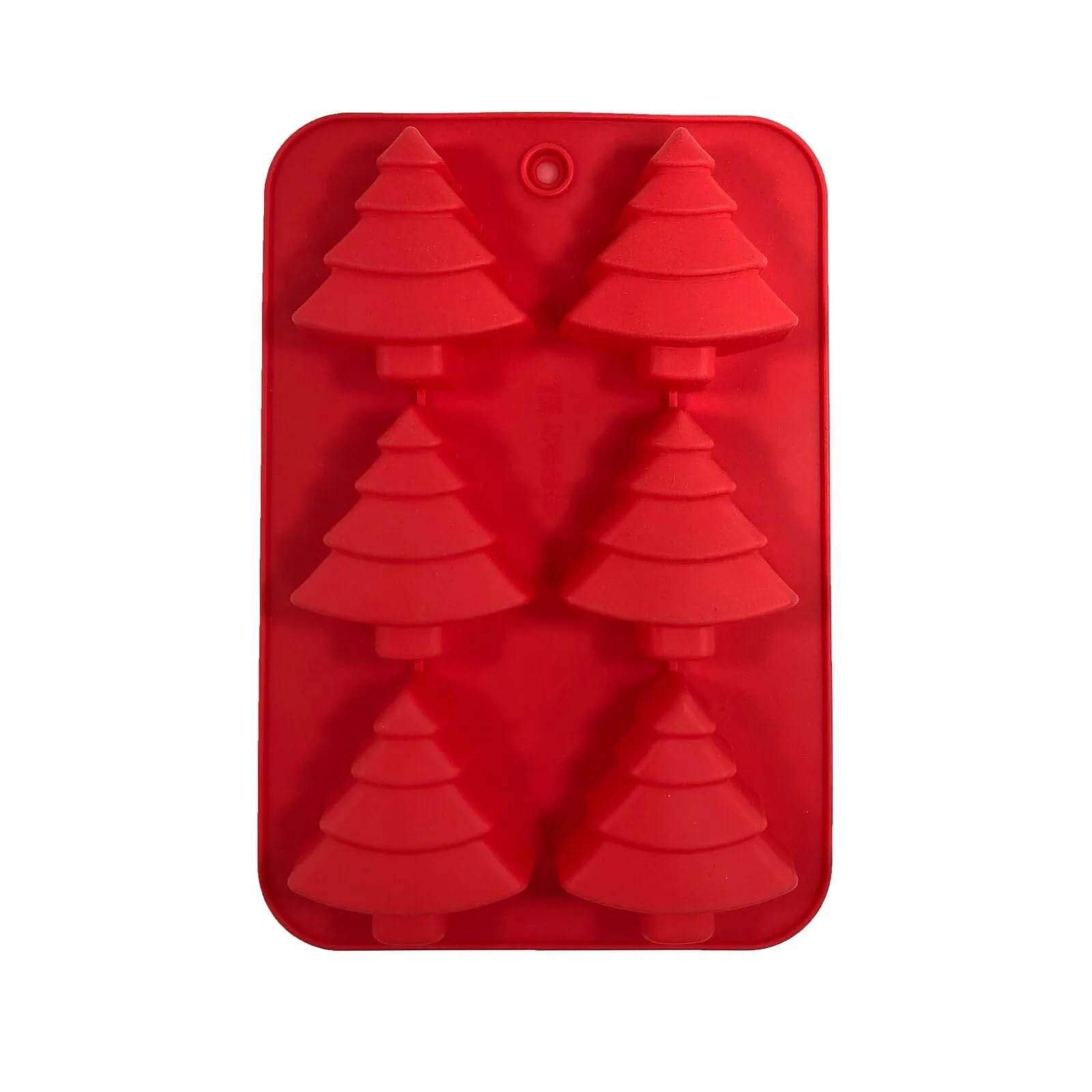 Christmas Chocolate Mould Ice Tray Icing Sugarcraft Cupcake Toppers for Festive Baking and Decorating (Christmas Tree)