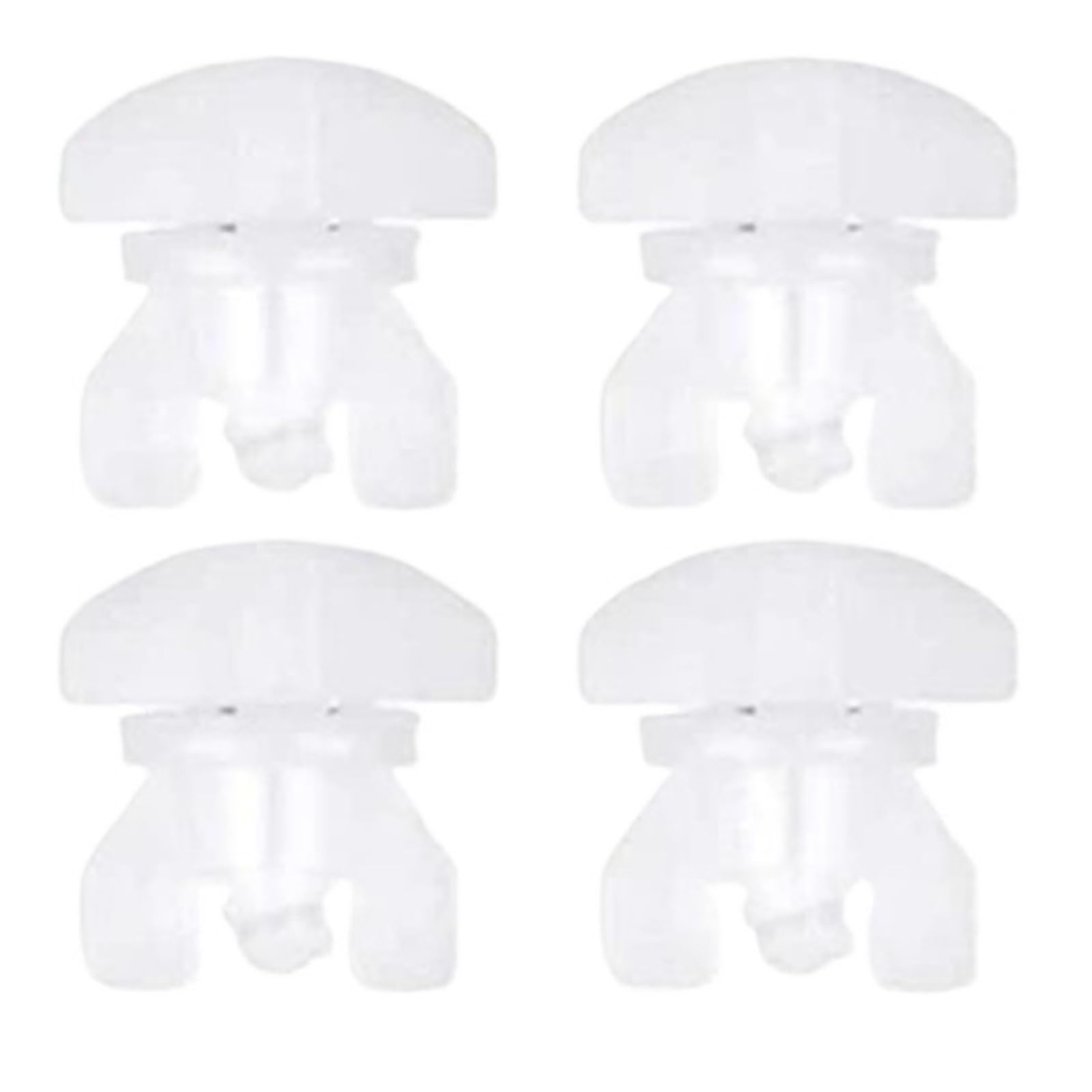 Curtain Track Gliders Set Of 20Pcs Plastic Curtain Track Stoppers Easy Installation Drapery Rails Sliding Gliders Fasteners