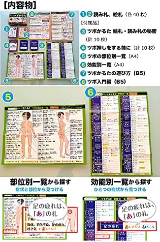 Amazon おうちで健康 ひとり ツボかるた 身体の不調が気になる方向け おひとり様用の手のひらサイズの札 かるた おもちゃ
