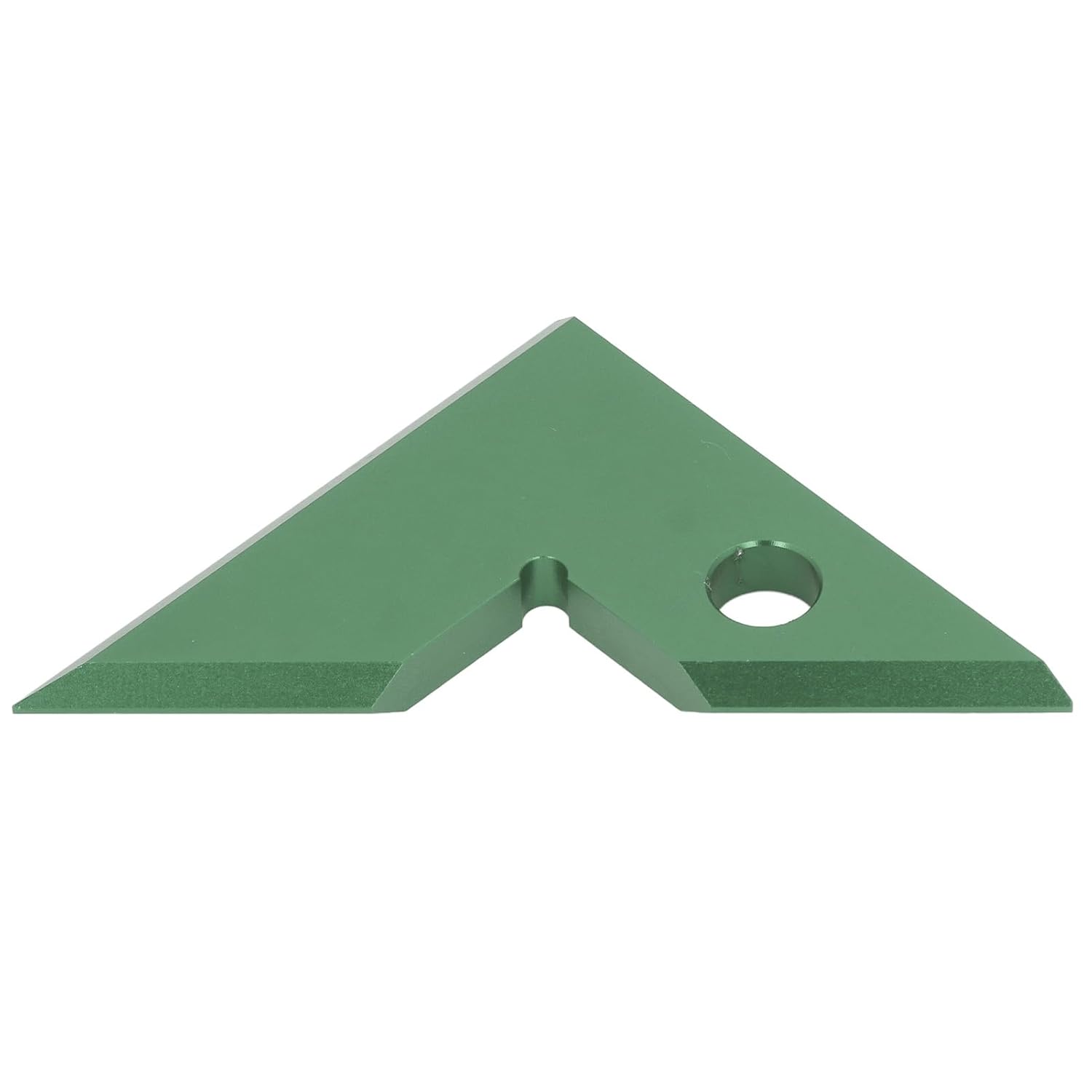 Woodworking Square 45 90 Degree Professional Precision Aluminum Alloy Angle Ruler for Carpenters Woodworkers and DIY Enthusiasts (Green)