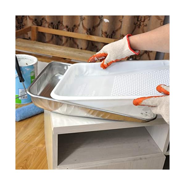 KingOrigin 12 Pack 9 Inch for Paint Roller,Paint Tray,Paint Roller Tray