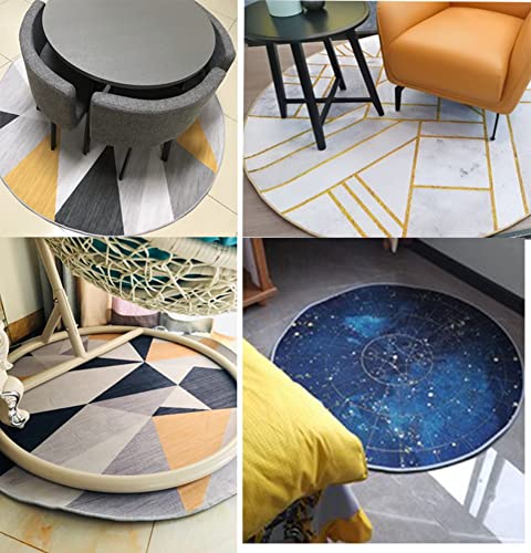 31Inch Round Rolling Chair Mat,Office Chairmat For Hardwood Floor,Anti Slip Carpet Protector,Extra Large Floor Mat,Round Rug Circular Carpet For Home Office #TOP6