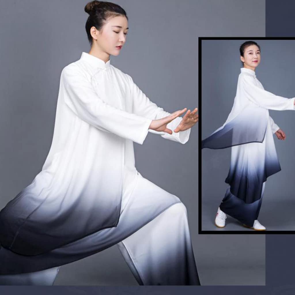 Morbido Yaga Wing Chun Tai Chi Suit Donna Cotone Kung Fu Wushu Arti Marziali Uniforme Giacca Stile Cinese Pantaloni Mattina Esercizio Costumi