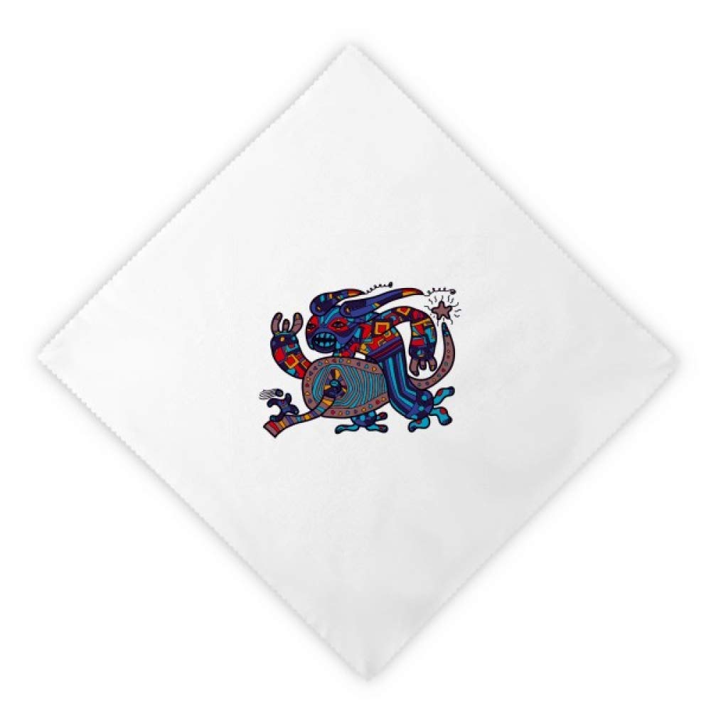 Déjeuner napkins tissu univers et alien monster lavable multicolor de table