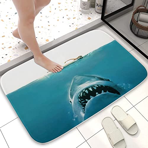 Tapis De Salle De Bain Marron Antidérapant, Tapis D'entrée Lavable