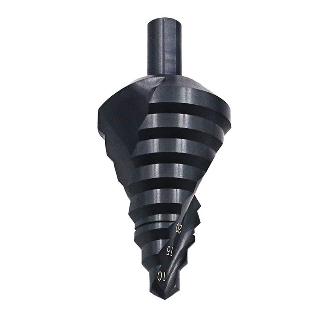 10-45mm Foret Etage HSS - Foret Conique Metal pour Visseuse sur Acier Bois Plastique