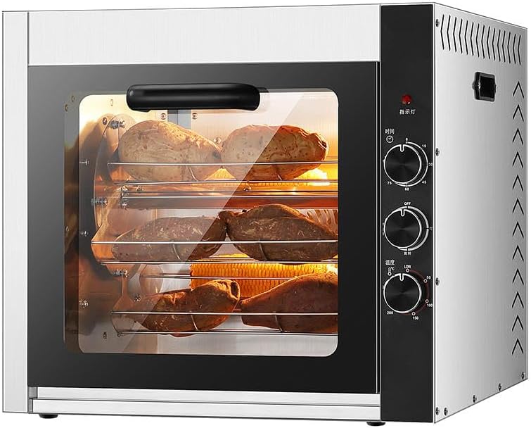 Commercial Roasted Sweet Potato Oven,Electric Roasting Oven,Automatic Timing Baked Sweet Potato Machine,360° Rotation,Temperature Adjuatable,Timer,220V,45QT
