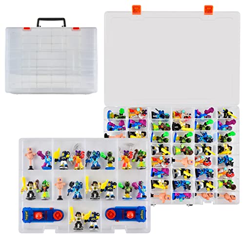 Case Compatible with Akedo Ultimate Arcade Warriors Starter Collector Bundle Pack, Toys Storage Holder Container for Mini Battling Action Figures Playset and Battle Arena Controller( Box Only )