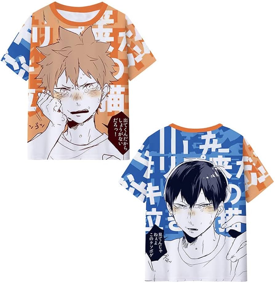 Amazon.co.jp: ハイキュー!! 半袖 tシャツ 夏服 烏野高校 音駒高校 梟