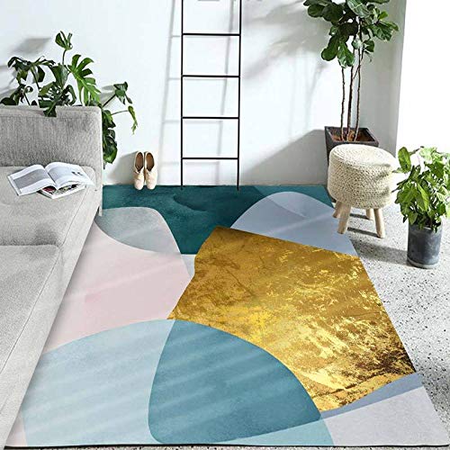 Tapis de chambre géométrique chic 160x230 cm abstrait durable