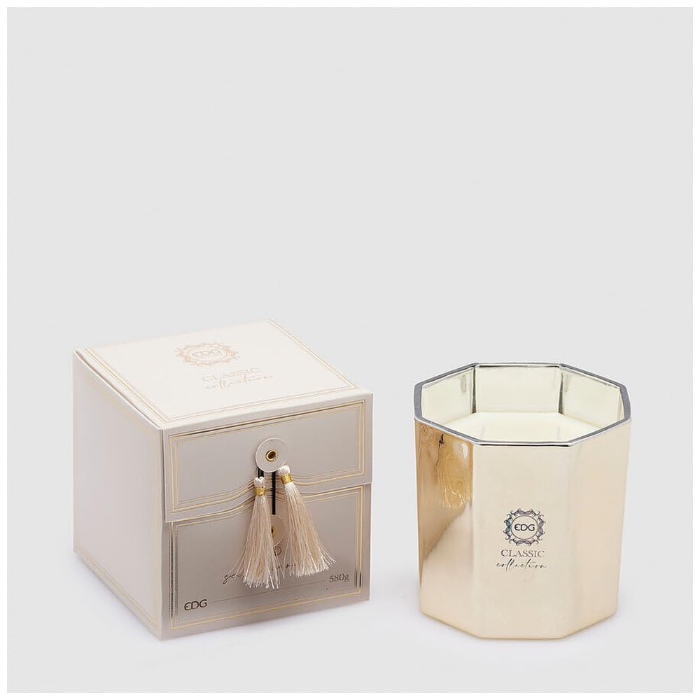EDG - Enzo De Gasperi Candela decorativa in vetro con profumazione "Classic" D13xH13 cm 4 varianti (1pz) OUD