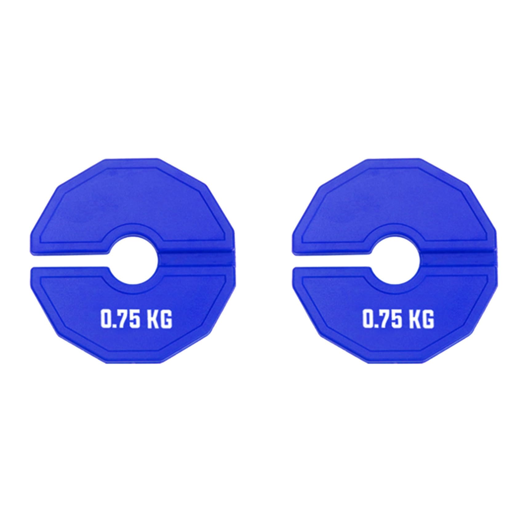 2X 0,75 Kg Gym Micro-Type Plates Hantle Fractional Weight Plate Gumowe Dodatkowe Ciężarki do Treningu Siłowego