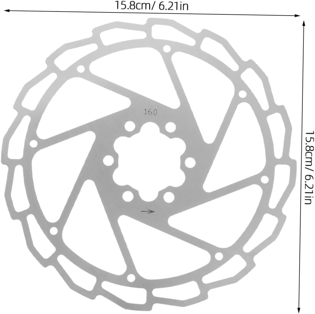 Bike Brake Disc Rotor Six Bolt Alloy for Mountain Bike Cycling