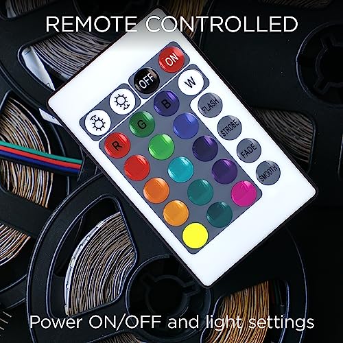 Integral LED 5m RGB Strip Light, WiFi & Smart App Control, Plug & Play, Colour Changing, Dimmable - Image 4