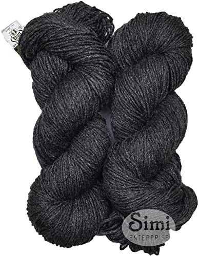 Image of Knitting Yarn Martina Wool, Crave Wool Mouse Grey 400 gm. Best Used with Knitting Needles, Crave Wool Crochet Needles Wool Yarn for Knitting. by SIMI ENTERPRISE
