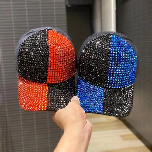 Gorra de béisbol ajustable con cristales brillantes unisex miniatura 6