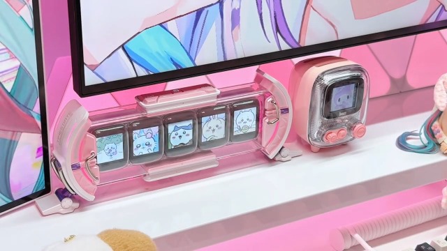 Divoom Times Gate ピンク Amazon.co.jp: Divoom Times Gate 5Wayデジクロック デジタル時計