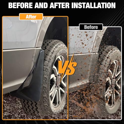 Image of XUKEY 4PCS Mud Flaps Splash Guard for Ford Explorer 2020 2021 2022 Mudguards Mudflaps Fender Tire Protector Rear Front Car Accessories Replacement