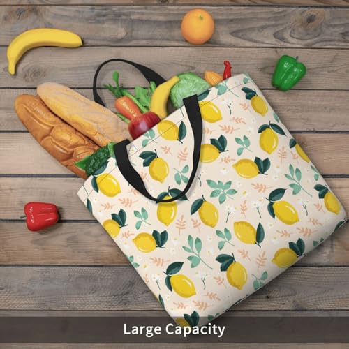 Tote Bag with Zipper Pockets,Large Capacity Shopping Bag, Handbags for Travel Grocery3