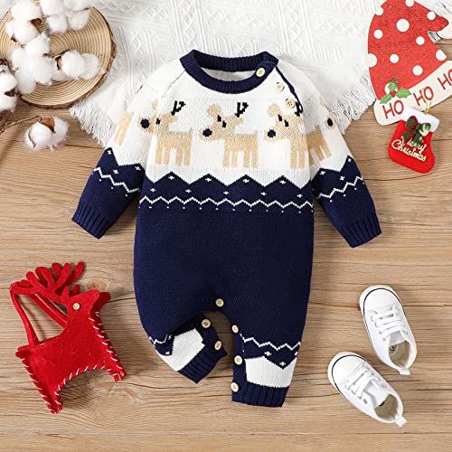Baby Boy Christmas Sweater Pullover Outfit Toddler Sweater Girls Deer Christmas Sweater for Christmas Best Gift2