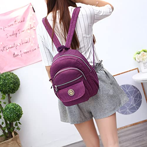 Petit sac à dos léger Laneko en nylon imperméable et résistant - 5