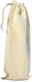 Saco Saquinho de algodão natural crú (15X40)