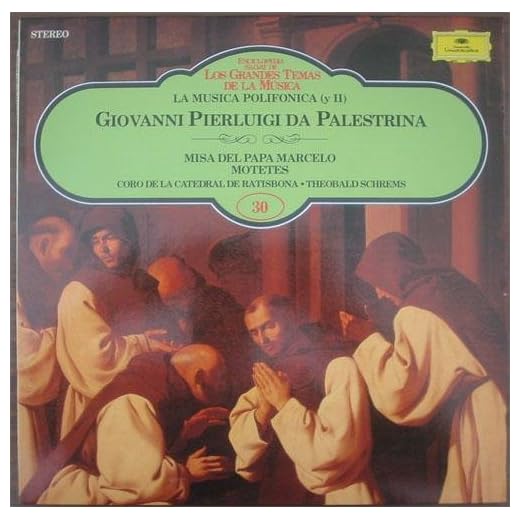 Disco Vinilo - Old vinyl .- LA MÚSICA POLIFÓNICA II. GIOVANNI PIERLUIGI DA PALESTRINA: MISA DEL PAPA MARCELO, MOTETES.