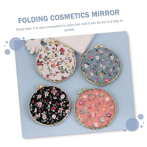 Miroir de maquillage compact double face pour corriger les imperfections en déplacement - 4