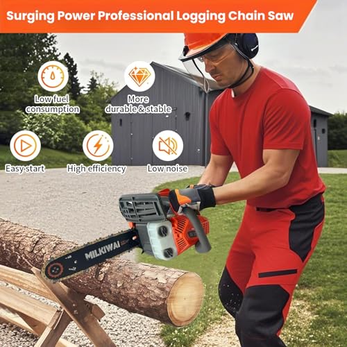 MILKIWAI 25.4CC Top Handle Chainsaw
