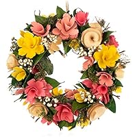 Dekoleidenschaft LED-Dekofigur Ei Blüten aus Porzellan, weiß, 20cm