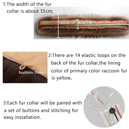 Real Raccoon Fur Collar Scarf Women Men Kids Fluffy 90 * 20cm Natural Fur Jackets' Hood Trim Strips Scarves3