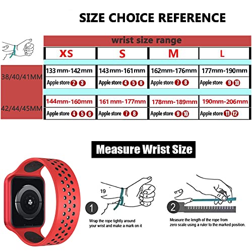 Silicone Solo Loop Strap Compatible with Apple Watch Straps 38mm 40mm 41mm 42mm 44mm 45mm - Image 4