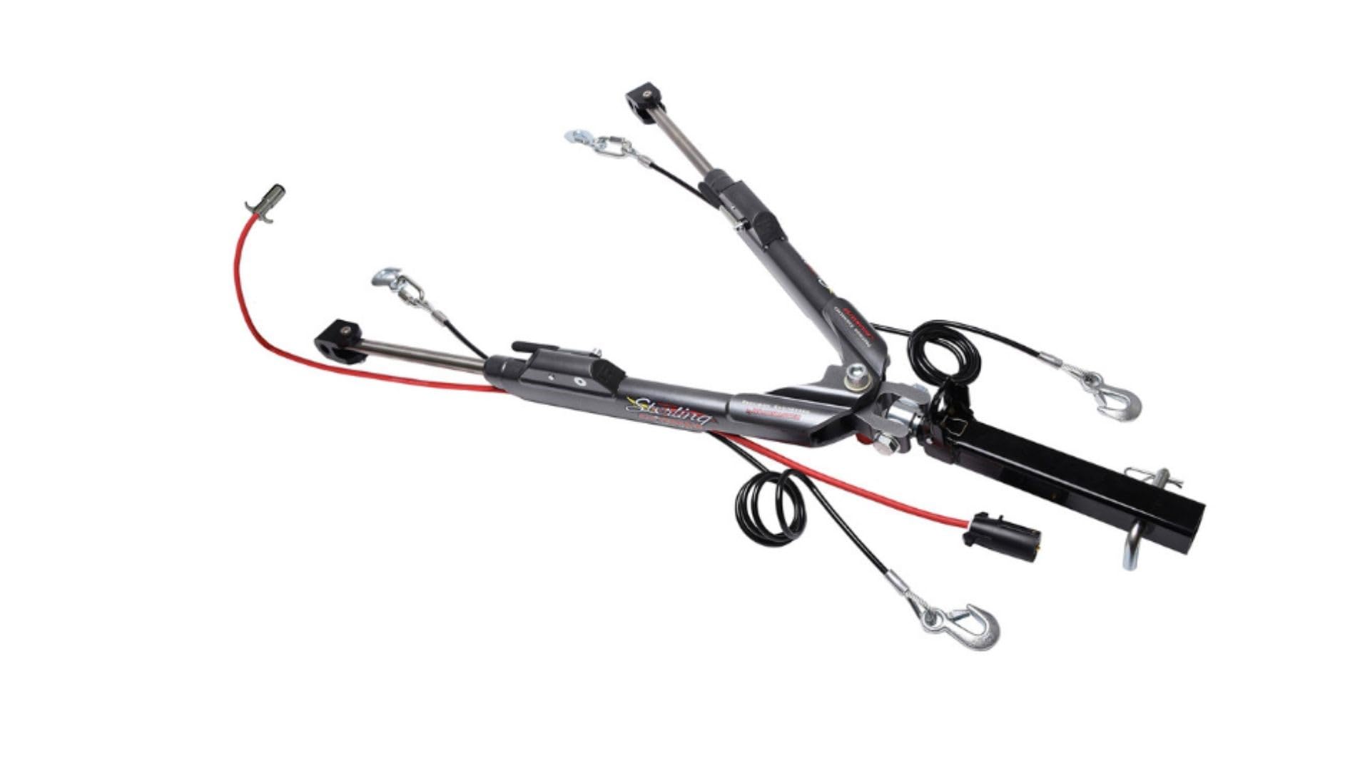 TrendsAuto Roadmaster Sterling All-Terrain Tow Bar and Baseplate Combo with Wiring Kit for LED Bulbs fits 2019-2025 Gladiator JT Mojave with LED Taillights | Includes Decal